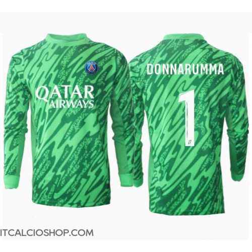 Paris Saint-Germain Gianluigi Donnarumma #1 Portiere Prima Maglia 2024-25 Manica Lunga